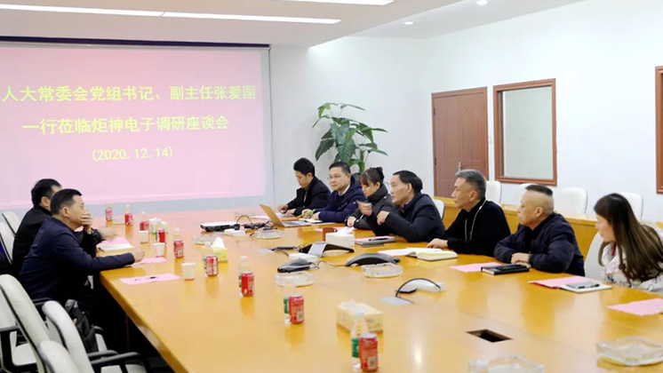 郴州市人大常委會(huì)黨組書記、副主任張愛國(guó)到炬神電子調(diào)研安全生產(chǎn)工作
